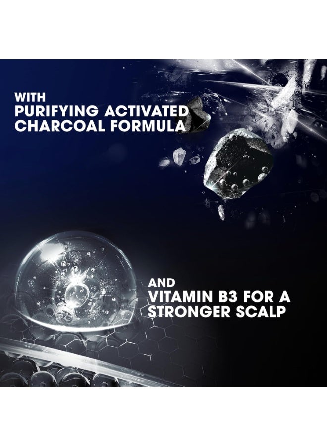 CLEAR Anti-Dandruff Shampoo Deep Scalp Cleanse with Charcoal & Mint- 600 ml - Image 3