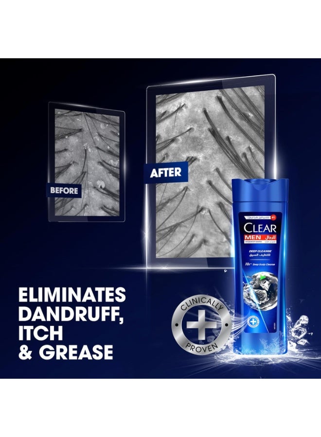 CLEAR Anti-Dandruff Shampoo Deep Scalp Cleanse with Charcoal & Mint- 600 ml - Image 4