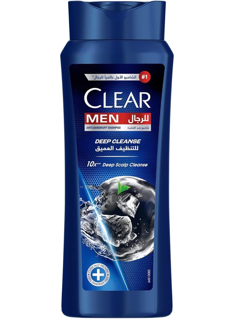 CLEAR Anti-Dandruff Shampoo Deep Scalp Cleanse with Charcoal & Mint- 600 ml - Image 1