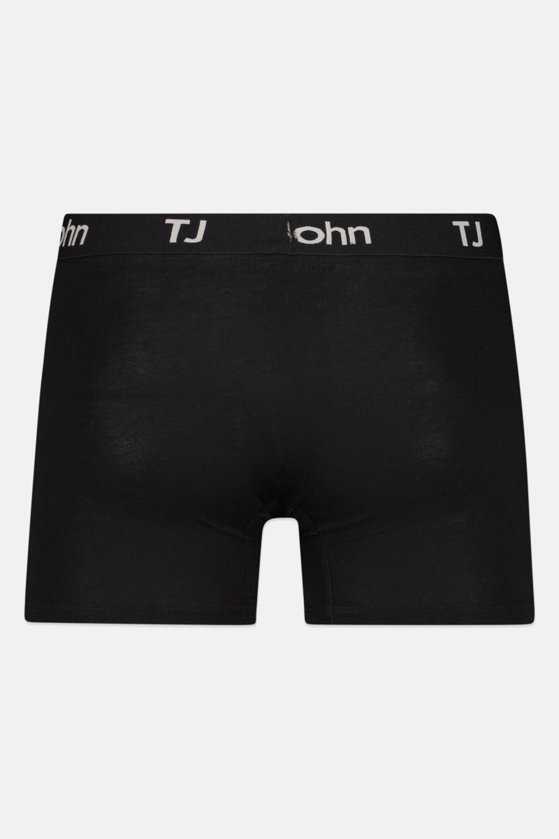 Tommy John Men 2 Pack 4 inseam Brand Logo Boxer Briefs, Multicolor  - Image 5