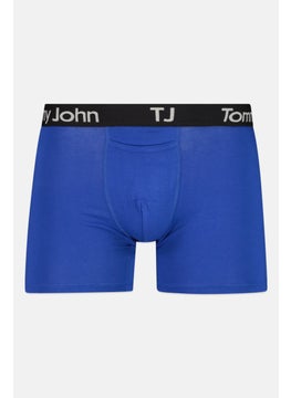 Tommy John Men 2 Pack 4 inseam Brand Logo Boxer Briefs, Multicolor  - Image 2