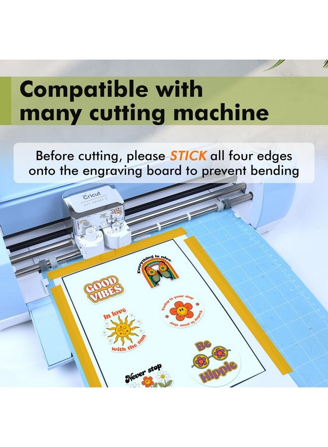 KOALA PAPER Koala Sublimation Sticker Paper 100% Transparent Waterproof Vinyl 8.5X11 Inch 25 Sheets, Quick Dry Vivid Colors Holds Ink Well - Image 4