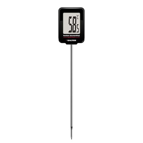 Heston Blumenthal Precision by Salter Instant Read Digital Meat Thermometer  Instant Read Food Temperature Probe for Air Fryers Cooking Oven BBQ Jam  Deep Frying 01C Precision 200C to 45C