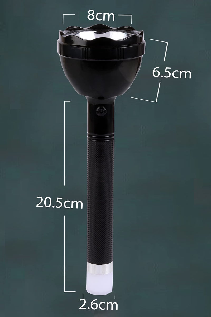 Care4 Care 4 Bright Light New 2in1 1000M Range Long Beam 4 Mode Waterproof Penlight Waterproof Light Led Flashlight Torch 70W Emergency Table Lamp Long Press for Blinker Torch, Black - Image 3