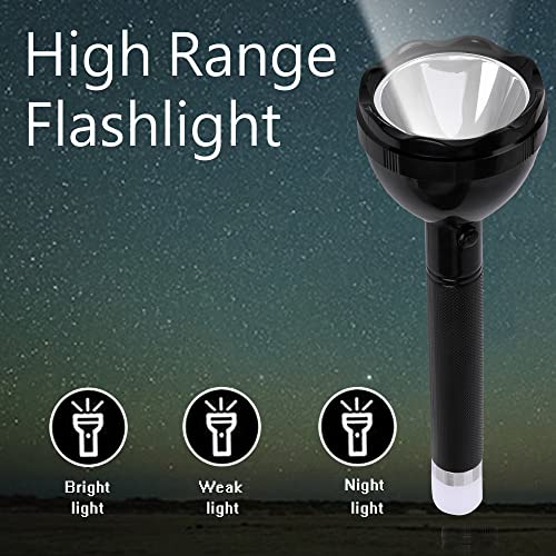 Care4 Care 4 Bright Light New 2in1 1000M Range Long Beam 4 Mode Waterproof Penlight Waterproof Light Led Flashlight Torch 70W Emergency Table Lamp Long Press for Blinker Torch, Black - Image 5