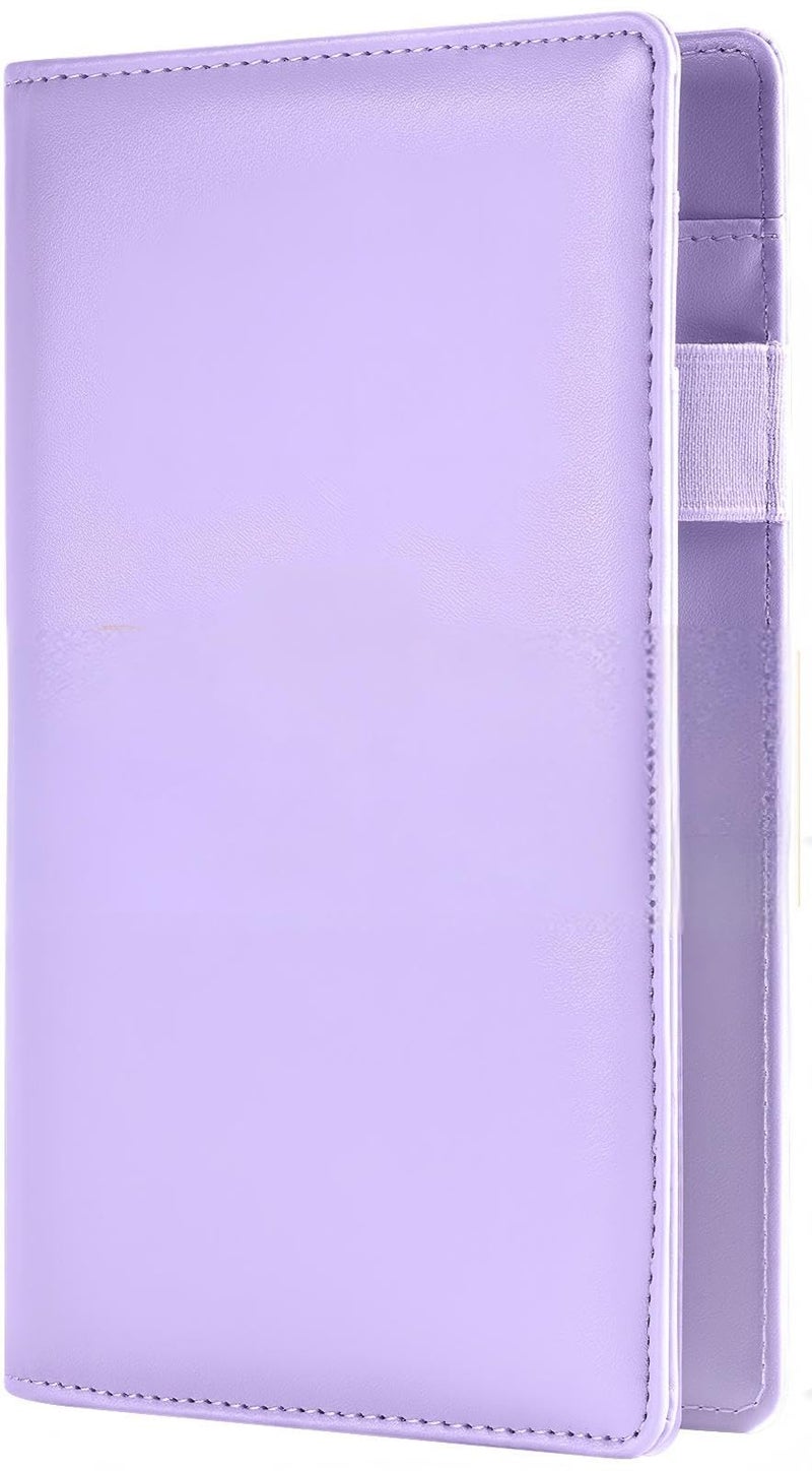 Forvencer Cute Server Book with 2 Zipper Pockets, Server Books for Waitress Cute, Waiter Book, Sturdy Waitress Book with Coins Zipper Pockets, Servers Book Waitress Accessories Fit Server Apron, Lavender - Image 1