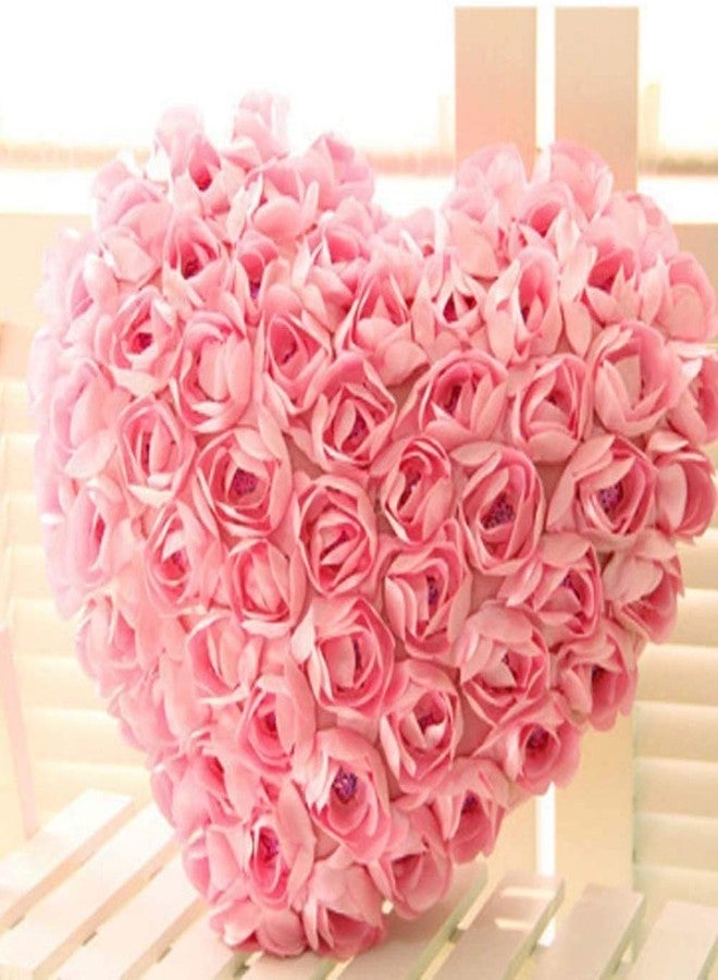 4AJ BAZAAR Pink Heart Cushion Stuffed Soft Plush Toy ( Shade May Vary) 40CM - Image 2