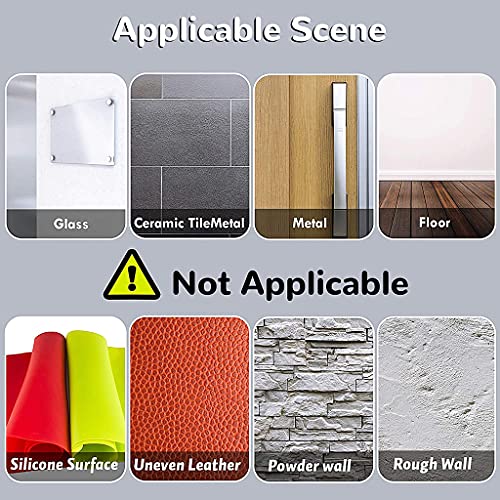 Magideal Round Adhesive Silicone Bumper Door Cabinet Drawer Safety Stopper Mute Buffer (3x8 mm, Clear) -Set of 100 Pieces, 1 Sheet - Image 5