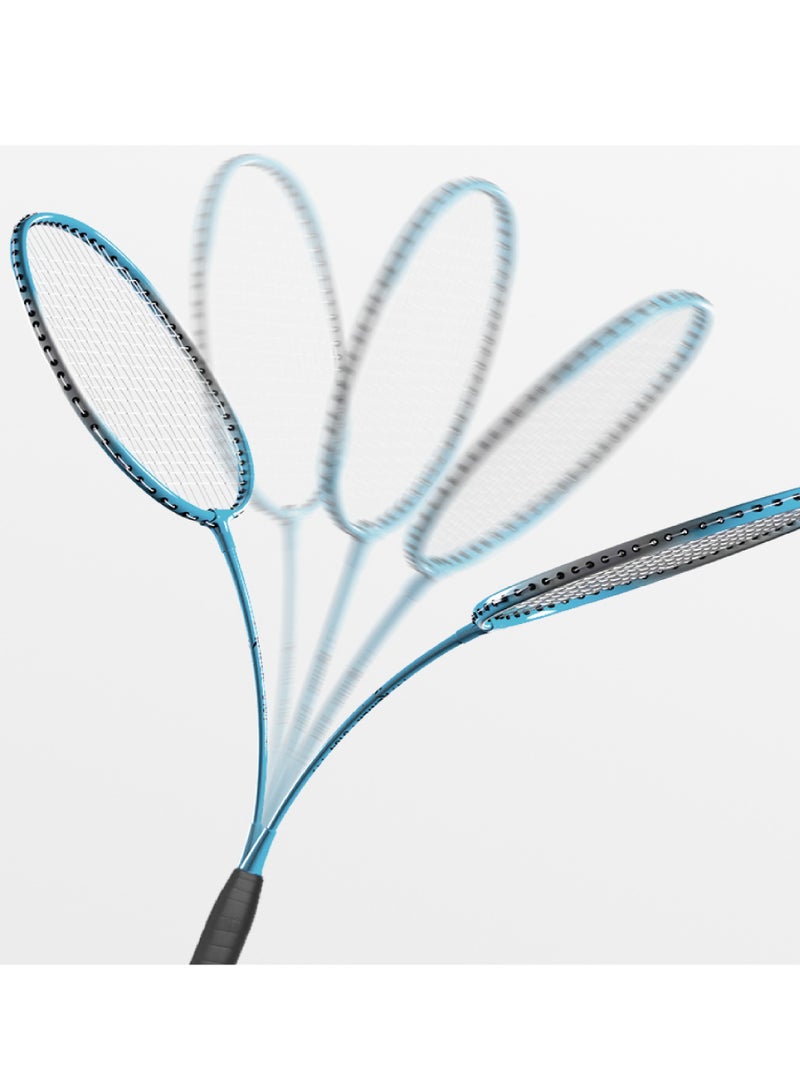 Badminton Set with 2 Badminton Rackets, 3 Shuttlecocks, and Carrying Bag