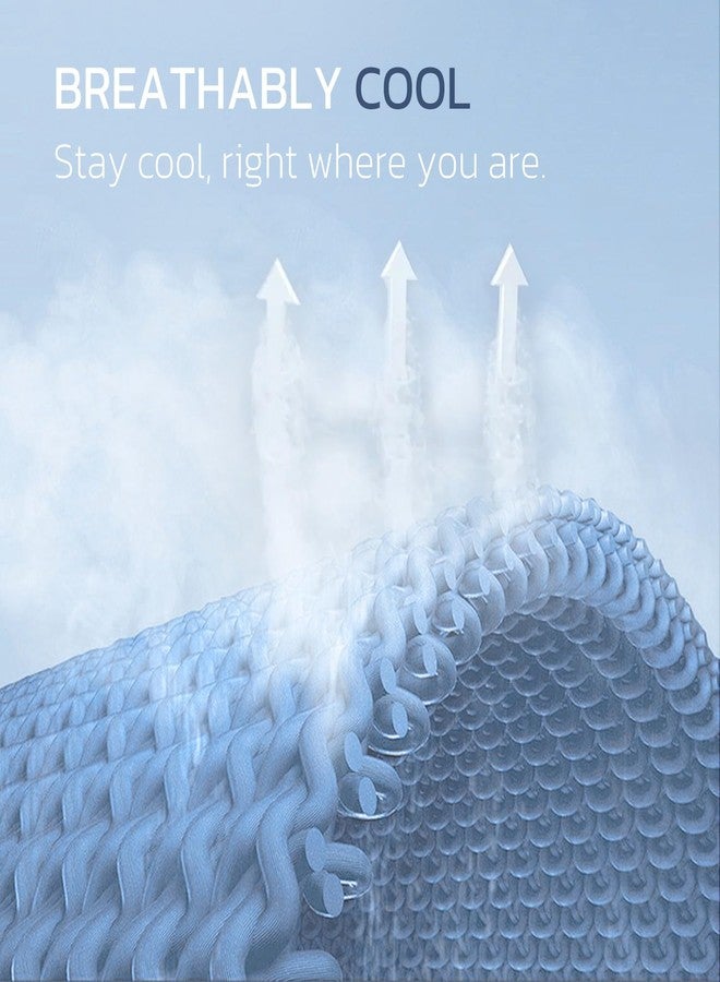 Degrees of Comfort طقم ملاءات تبريد PolarEdge Pro من Degrees of Comfort، طقم سرير فاخر بحجم كوين مع تقنية Coolmax، جيب عميق يصل إلى 15 بوصة، Q-MAX > 0.4، ماص للرطوبة وجيد التهوية لمن يعانون من الحرارة أثناء النوم، 4 قطع، أبيض - Image 3