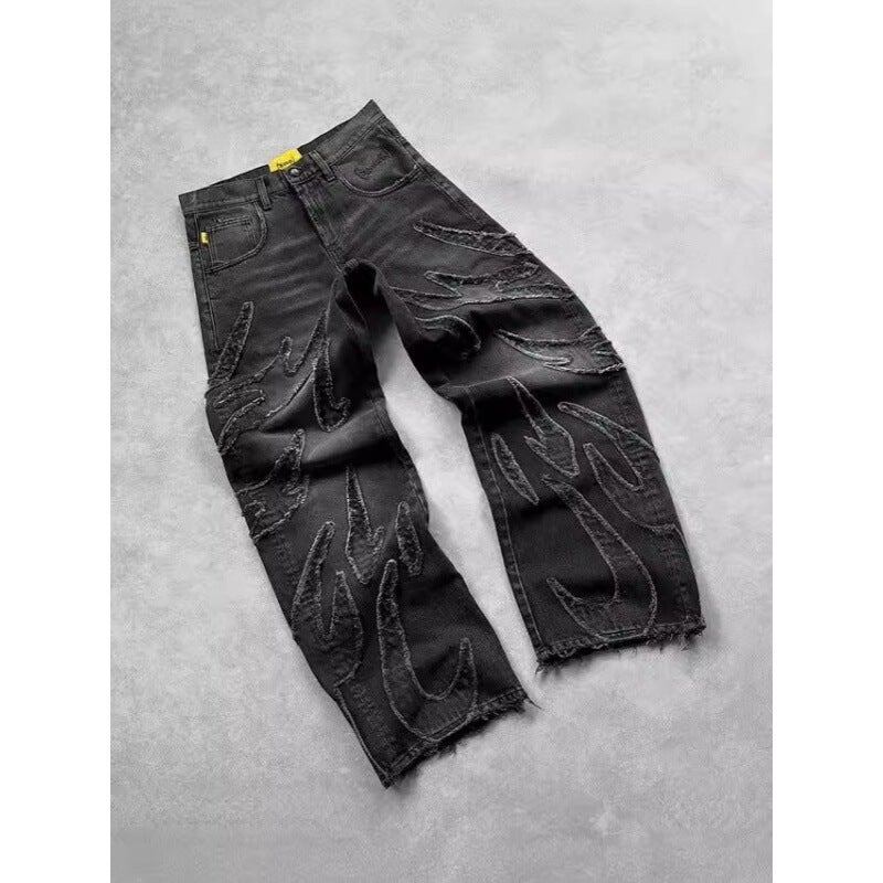Unisex Casual Daily Denim Jeans - Image 2