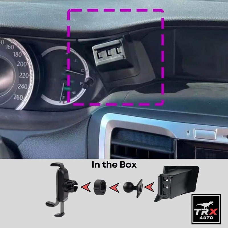 TRX AUTO Phone Holder Mount With Gravity Phone Holder For Honda Accord 2014 To 2016 | Honda Accord Accessories | Honda Accord Mobile Phone Holder - Image 5