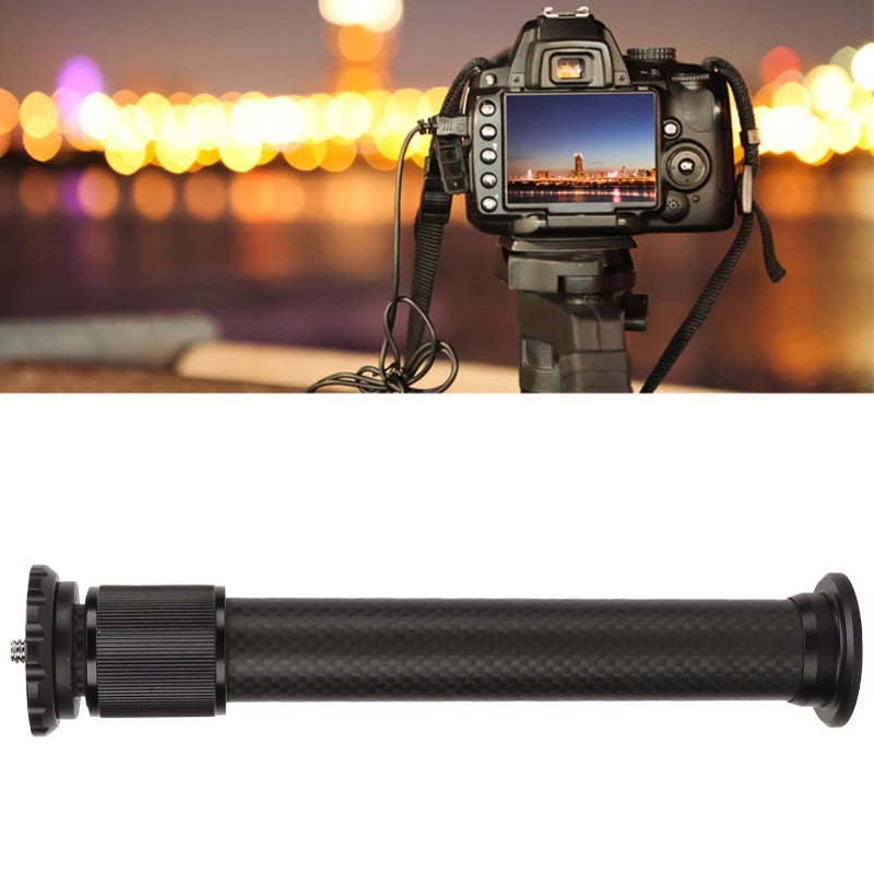 2 Section Carbon Fiber Tripod Extension Tube Tripod Center Column Tripod Extender - Image 5