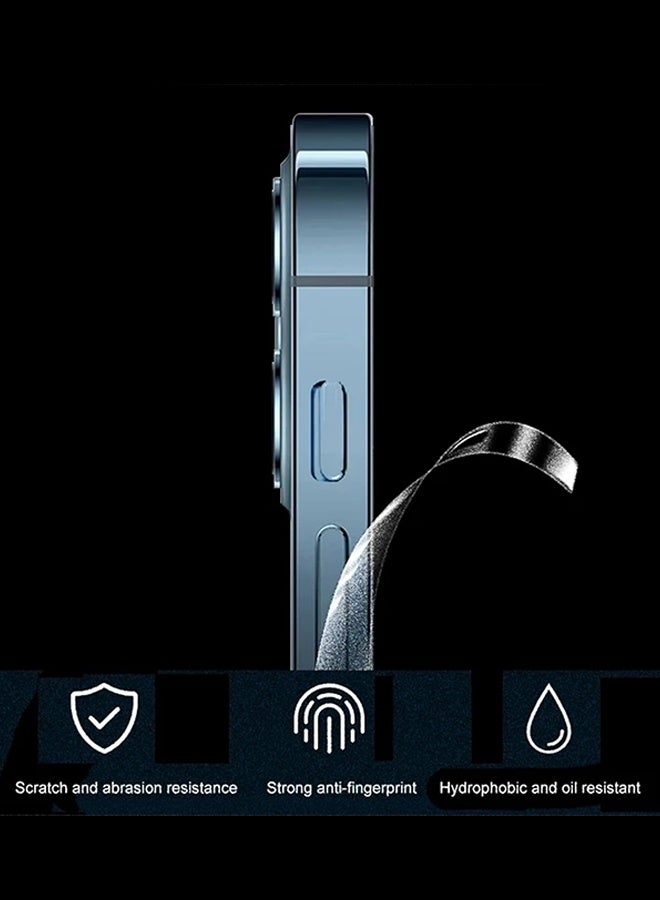 SUNDAREE غلاف حماية شفاف عالي الدقة لهاتف iPhone 17 Pro Max، يغطي الجهة الخلفية والجانبية والكاميرا، مصنوع من الفينيل، رفيع، لحماية الشاشة والزجاج. - Image 2