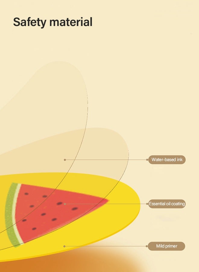 جرويك 102 قطعة من الوشم المؤقت و4 أوراق ساعة ملصقات وشم مؤقت وهمية للأطفال، ملصق جسم كرتوني مقاوم للماء لتزيين شكل فراشة حورية البحر على شكل حيوان الآيس كريم لصالح لوازم الحفلات - Image 5