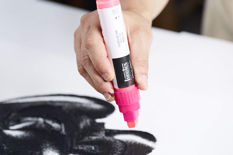 Liquitex Professional Fine Paint Marker, 8mm, Cadmium Red Light Hue - Image 5