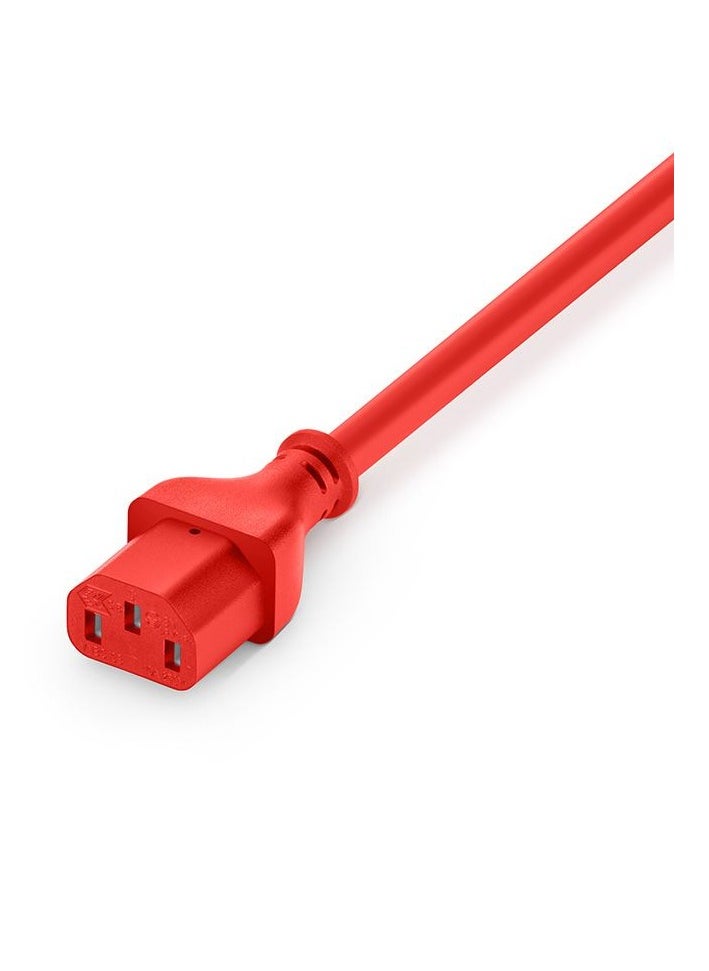 DKURVE® C14 to C13 Male To Female Power Cord, Red, 15A, 250V -1.8 Meter Red - pzsku/Z0481032A22097485DA6AZ/45/_/1709382215/ef5dd7cc-117d-4ea0-88c1-b5cef7915803