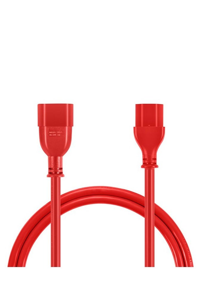 DKURVE® C14 to C13 Male To Female Power Cord, Red, 15A, 250V -1.8 Meter Red - pzsku/Z0481032A22097485DA6AZ/45/_/1709382225/098af990-52da-45c3-bd8f-39bbf661fac6