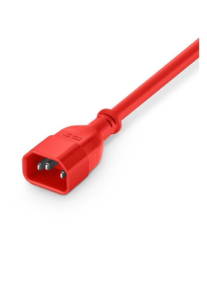 DKURVE® C14 to C13 Male To Female Power Cord, Red, 15A, 250V -1.8 Meter Red - pzsku/Z0481032A22097485DA6AZ/45/_/1709382235/e92ed595-45a9-4877-a5b3-ee12debe2859