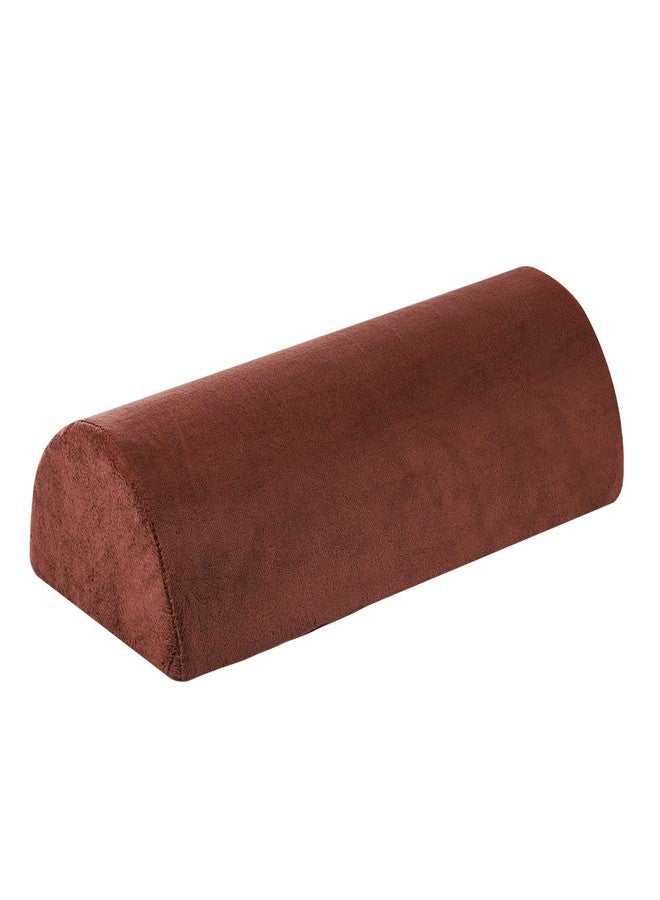 SKYZONAL Memory Foam Bolster Pillow for Neck Back Lumbar Spine Legs Knee Pain Relief Pillow Support Multi-use (Brown) - Image 1