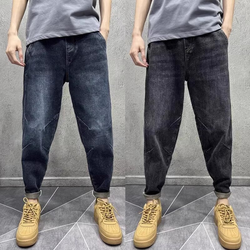 Unisex Classic Denim Jeans Loose Fit Daily Outdoor Wear - Image 2
