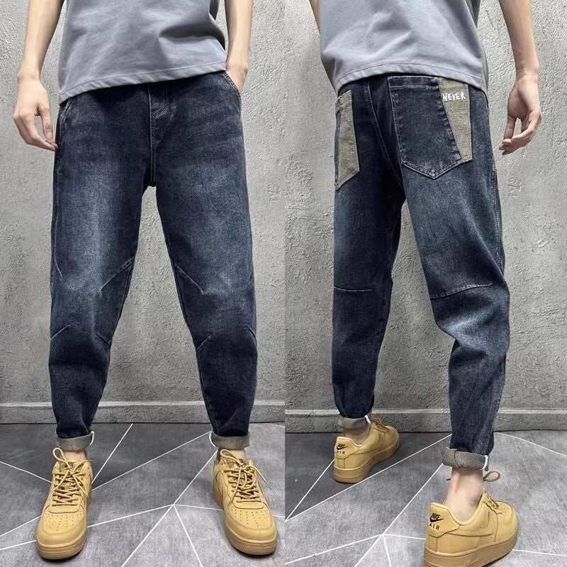 Unisex Classic Denim Jeans Loose Fit Daily Outdoor Wear - Image 4