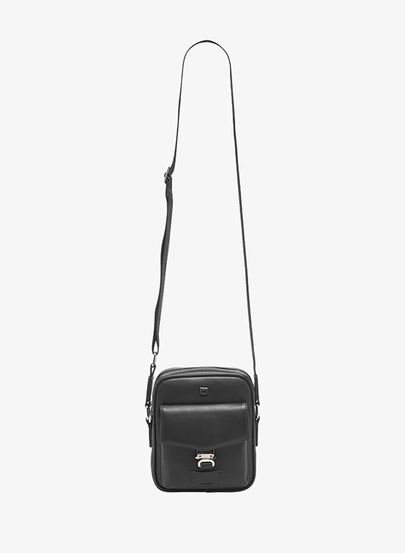 Duchini Solid Crossbody Bag With Adjustable Strap
