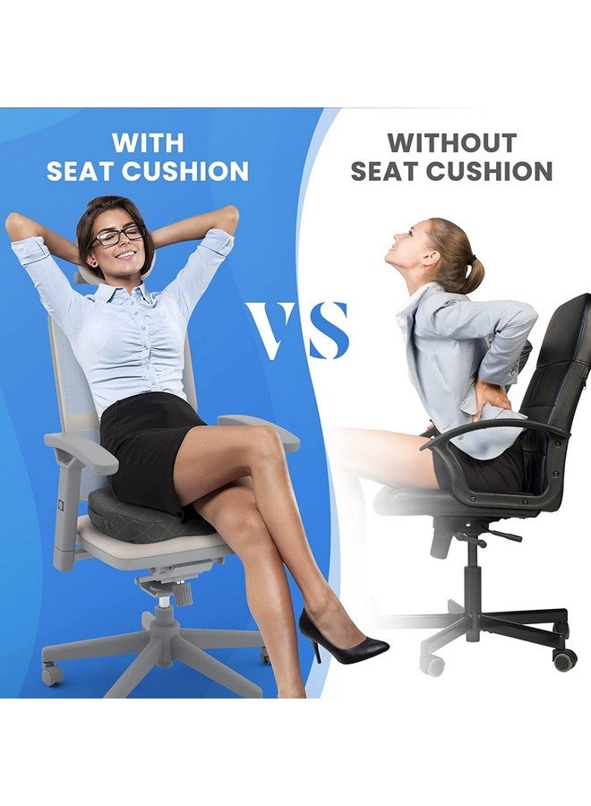 Rylan Orthopedic Coccyx Cushion for Tailbone Pain Car Seat Cushions for Chair Tailbone Pillow for Sitting Seat Cushion for Car Driving Seat Sitting Pillow Coccyx Seat Cushion for Chair. (Grey) - Image 4