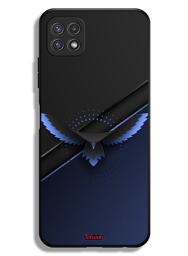 Tolwak Samsung Galaxy A22 5G Protective Case Cover Eagle Digital Abstract Art - Image 1