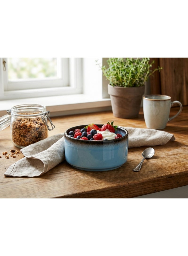 Ariane Fine Porcelain Capri Butter Ramequin, Blue - Image 4
