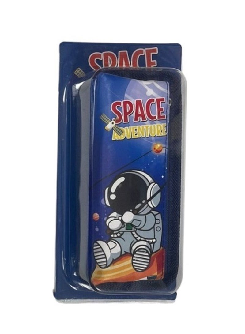 Space Adventure Pencil Case With Zipper Lock Assorted Designs - Image 2