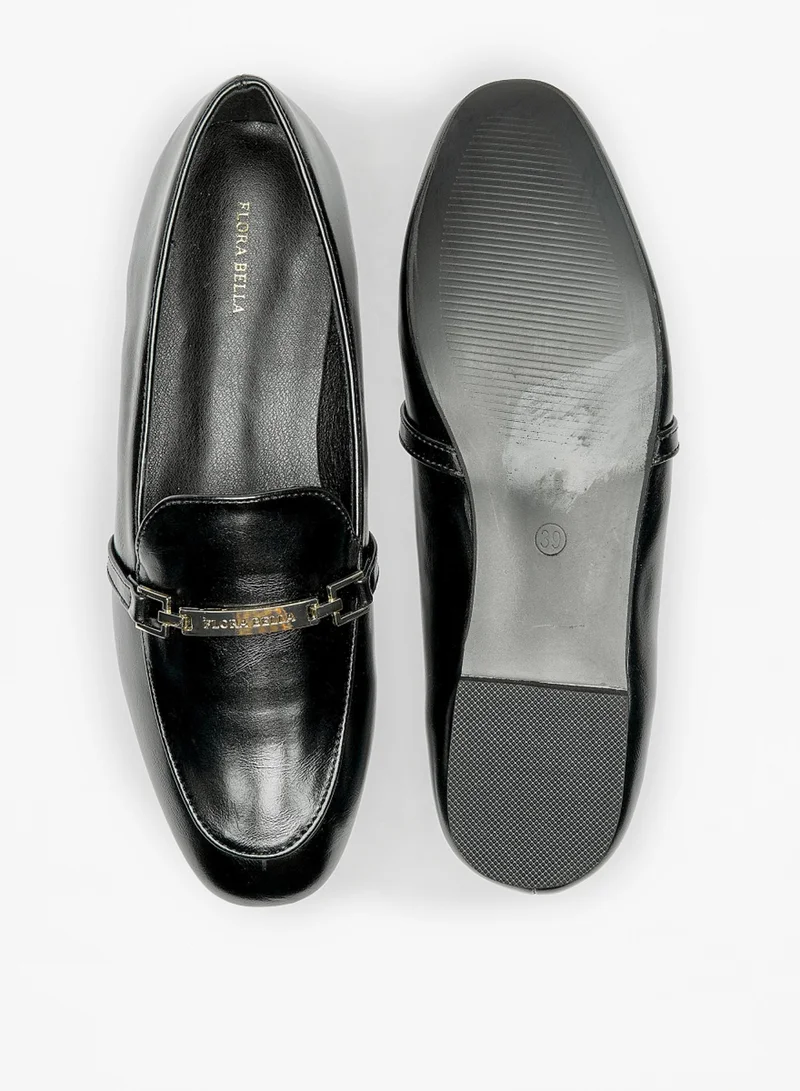 Flora Bella By Shoexpress Womens Solid Slip On Loafers By Shoexpress