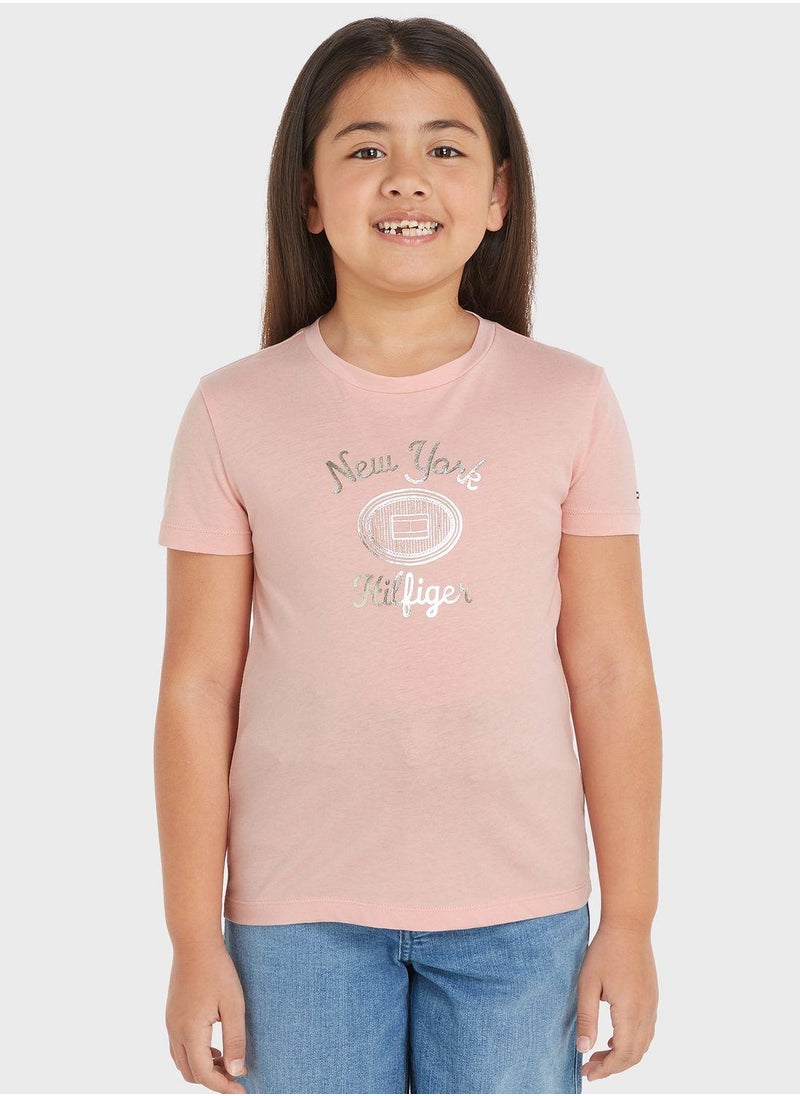 TOMMY HILFIGER - Kids Graphic T-Shirt - Image 1