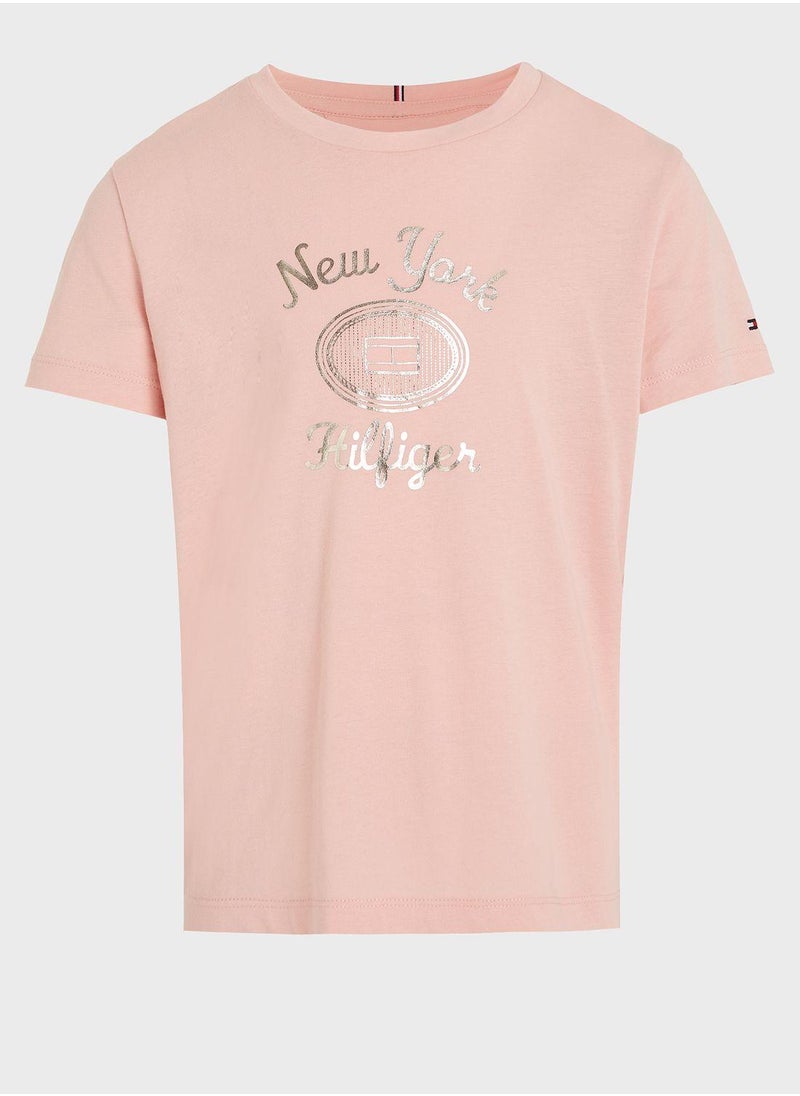 TOMMY HILFIGER - Kids Graphic T-Shirt - Image 1
