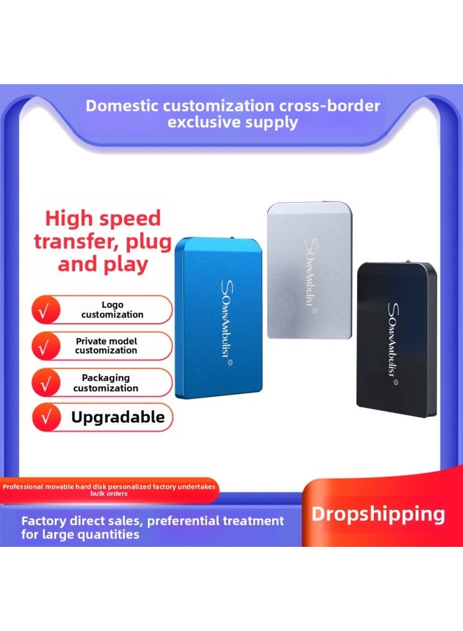 USB3.0 Portable Mobile Hard Disk 160GB/250GB/320GB/ 500GB/1TB/2TB-Capacity:120GB-Interface:Blue 3.0 - Image 1