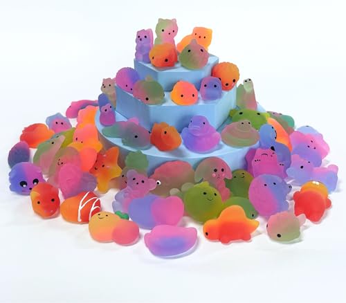 Ganjiang 20 Pack Random Delivery Gradient Color Series Mochi SquishyKids Birthday GiftParty FavorsClassroom prizesGoody Bag Stuffers 20 - Image 5