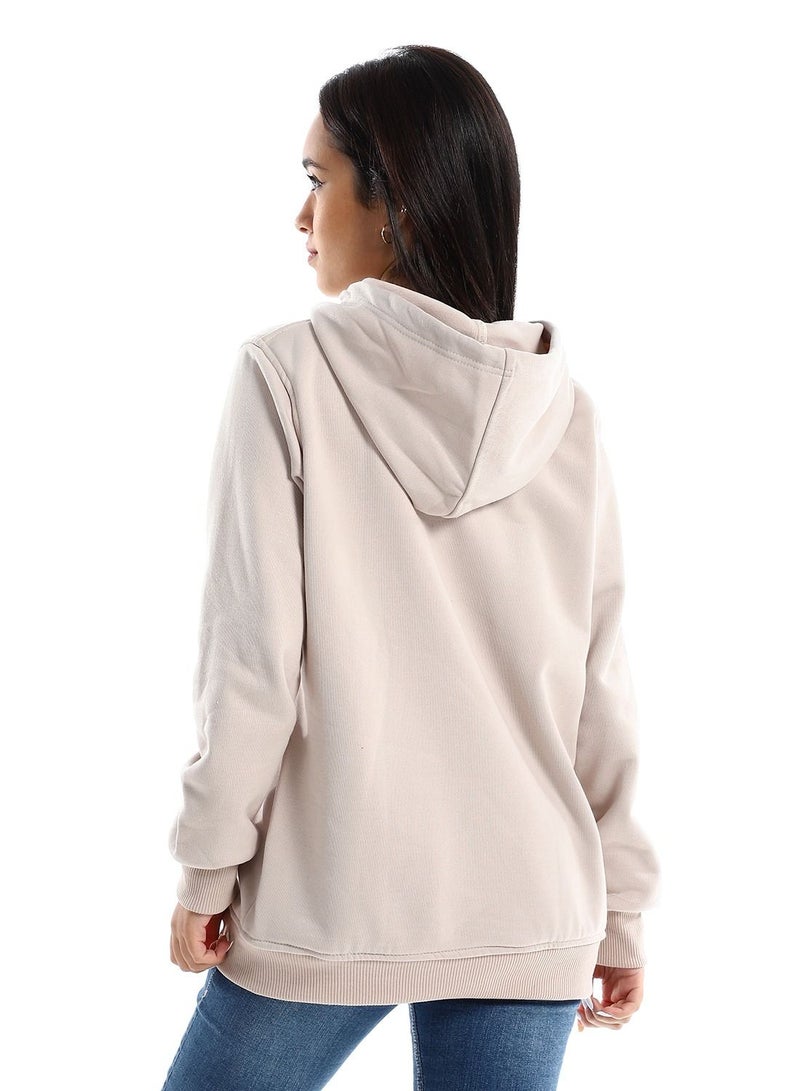 Caesar Woman Hoodie With Zipper Pocket  - Image 4