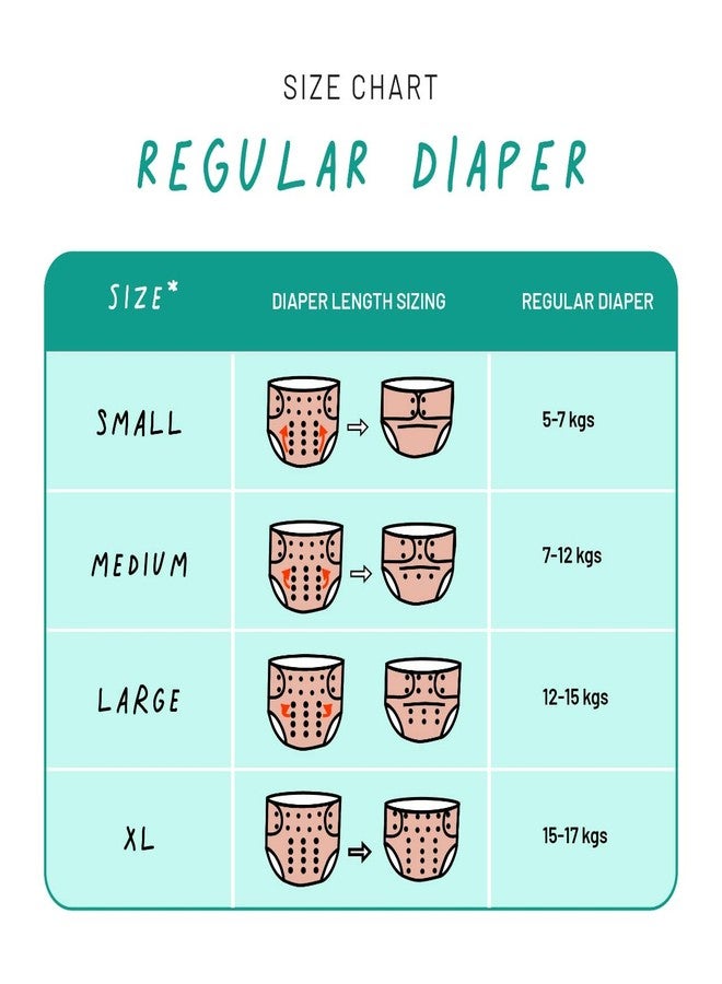 SNUGKINS Regular Cloth Diapers for Babies 3 Months-3 Years (5-17kg) | Washable & Reusable | 1 Cloth Diaper & 1 Wet-Free Microfiber Terry Soaker | Galaxy ride - Image 5