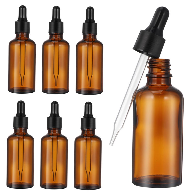 12Pcs Antique Glass Essential Oil Bottles 11 6X3 7Cm With Dropper For Perfume Travel Kit - Image 2