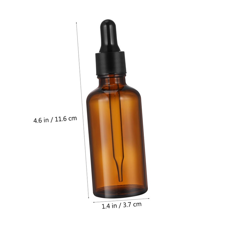 12Pcs Antique Glass Essential Oil Bottles 11 6X3 7Cm With Dropper For Perfume Travel Kit - Image 3