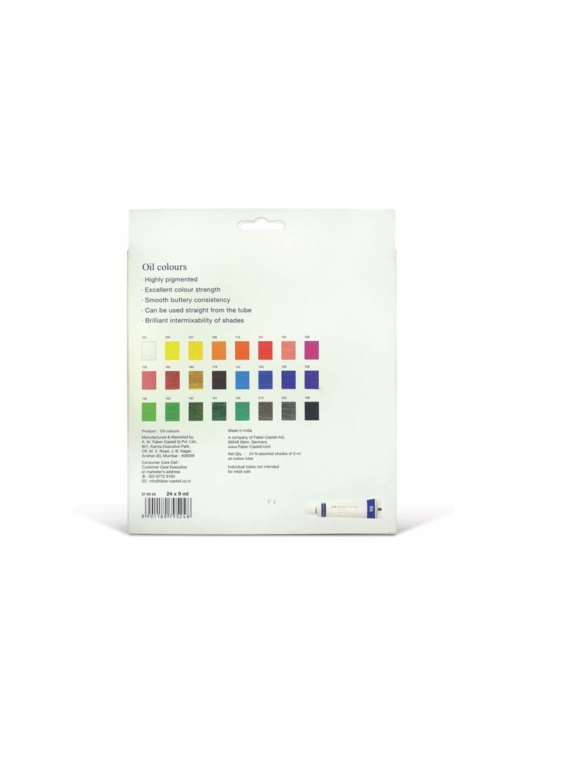 FABER-CASTELL Faber Castell 24 Oil Colours  - Image 2