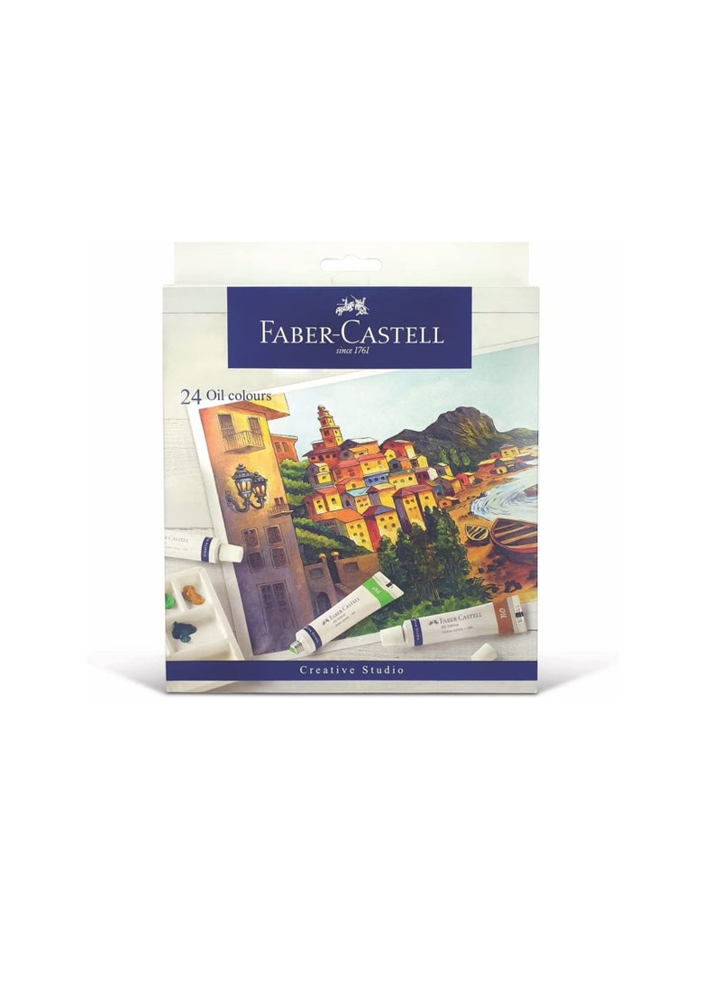 FABER-CASTELL Faber Castell 24 Oil Colours  - Image 1