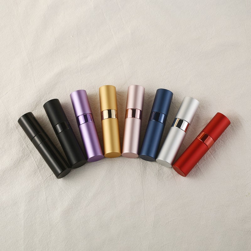 8Ml Perfume Dispensing Bottle Portable Press Rotating Glass Spray Bottle Sample Travel Dispensing Device Empty Bottle Fine Mist - Image 3