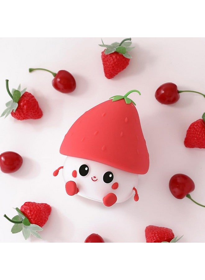 ipalmay Strawberry Night Light, Cute Fruit Night Lamp for Kids Bedroom USB Rechargeable Lamps 2 Brightness Levels, Nursery Bedside Delay-Off Nightlight for Baby Toddler Boys Girls Birthday Christmas - Image 5