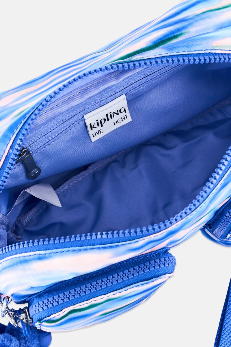 kipling Women Tie Die Shoulder Bag, Multicolor - Image 4