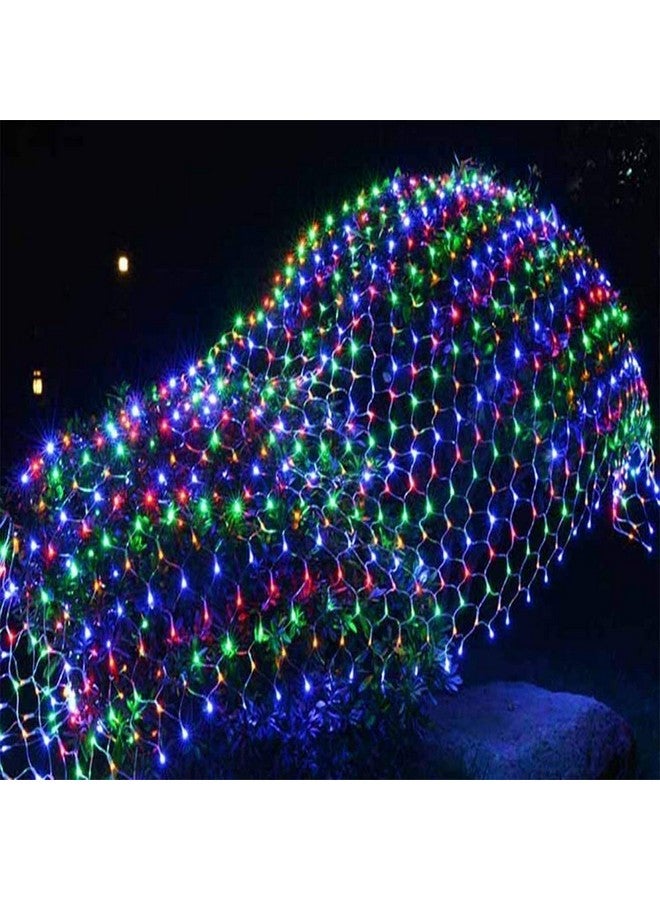MIRADH Led Net Mesh String Lights/Led Lights for Home Decoration 9.8Ft X 6.6Ft 192 LEDs 8 Modes Warm White (3X2M Multicolor)(PVC),1 Meters - Image 5