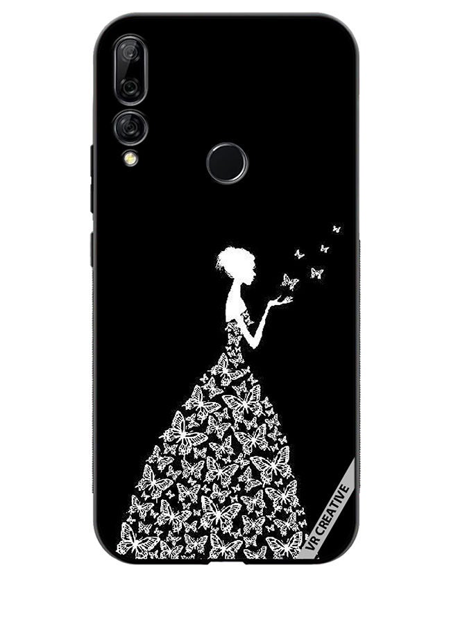 VR CREATIVE Protective Case Cover For Huawei Y9 Prime 2019 Girl In Butterfly Dress Design Multicolour  - Image 1