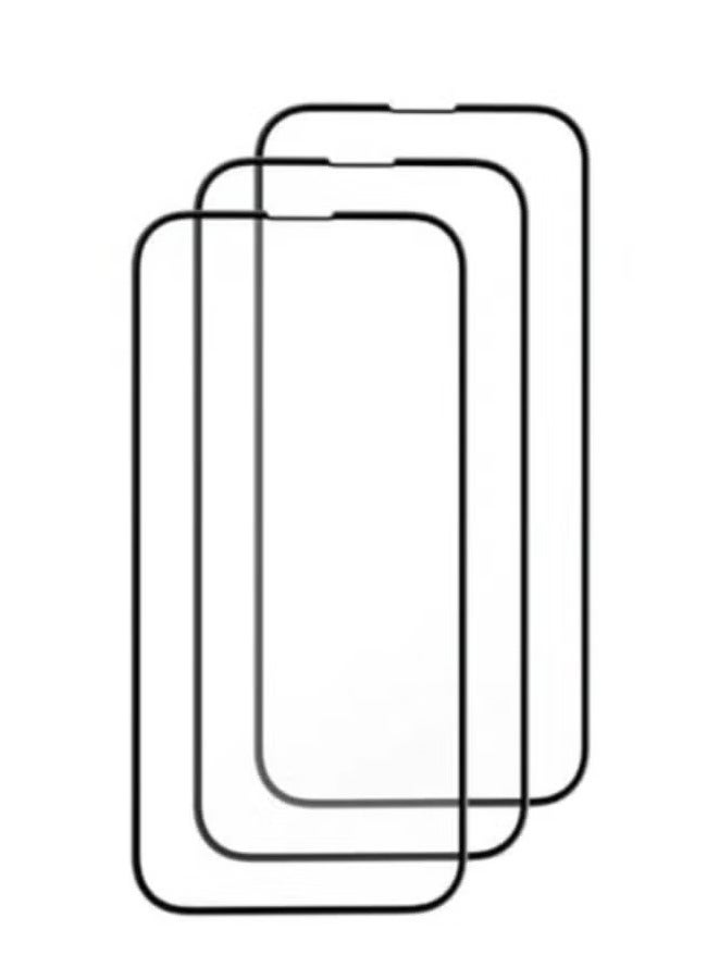 JAJEEK 3 Pack Clear Tempered Glass Screen Protector for iPhone 13 Mini 5.42 Inch – Full Coverage, Anti-Spy, Scratch Resistant HD Glass Screen Guard Set - Image 1