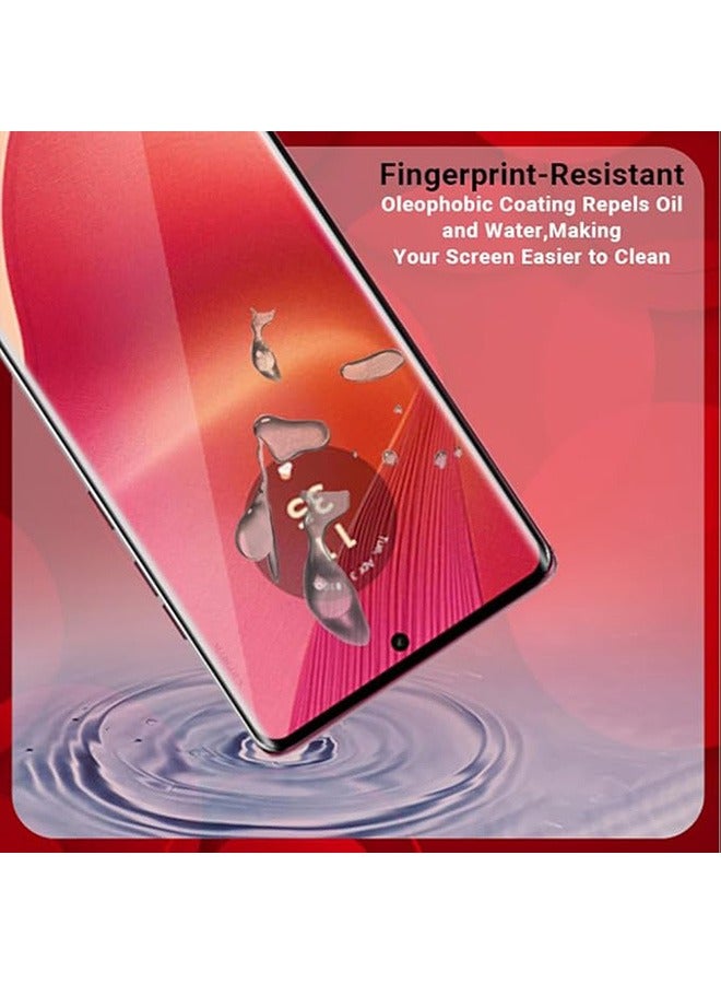 2 Pack Motorola Edge 50 Fusion 5G Screen Protector, 9H Tempered Glass Screen Protector for Motorola Edge 50 Fusion, Premium 3D Curved Edge Guard Film, Case Friendly, Anti-Scratch Film (Edge Adhesive)  - Image 3