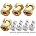 CrazyHobby 4PCS CrazyHobby Brass RC 12mm Wheel Hubs Extensions Wheel Spacers Hex Drive Adapter for 110 RC Crawler Axial SCX10 SCX10 II 90046 D90 15mm - Image 2